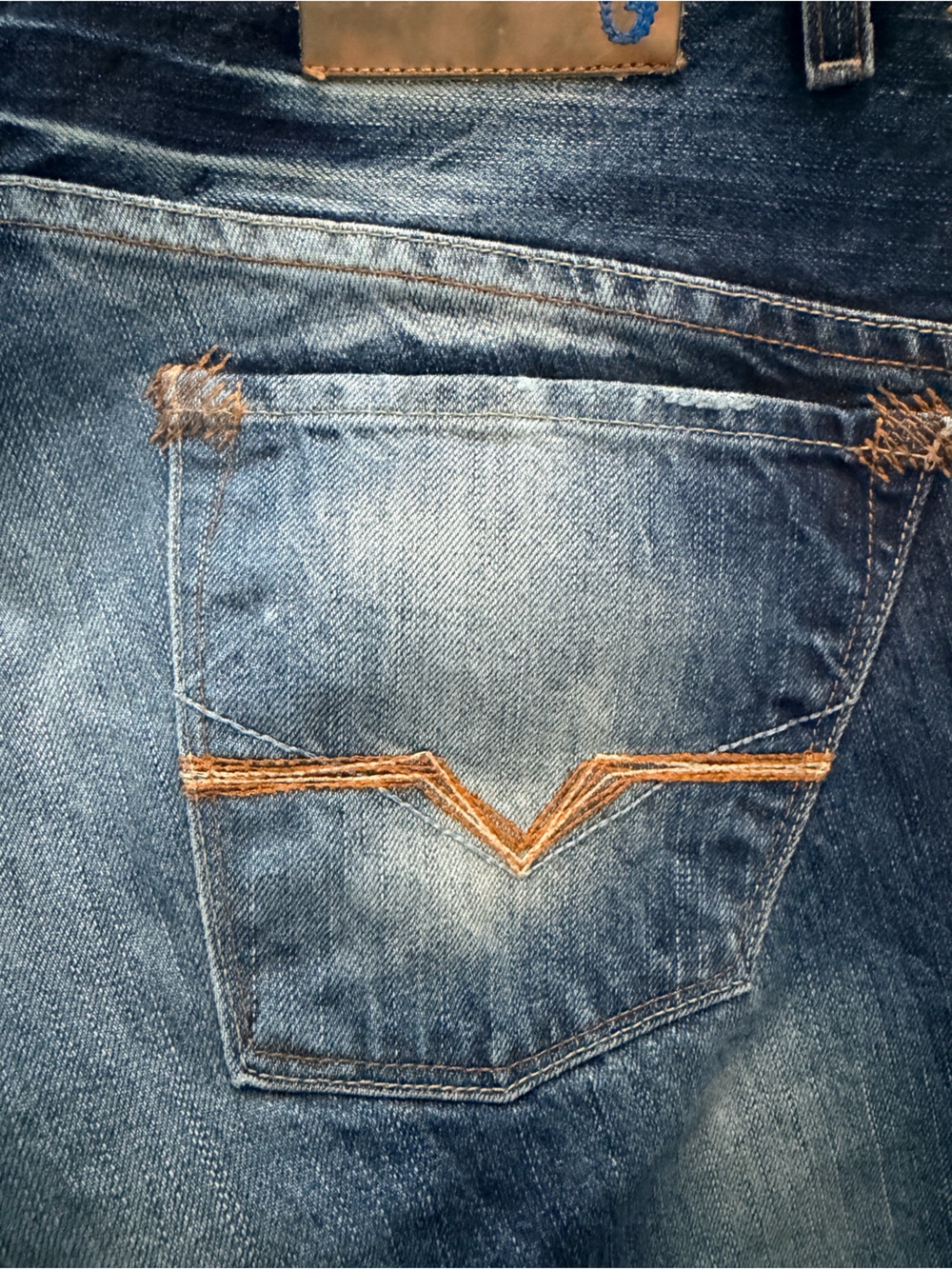 Vintage Premium Guess Hand-Made Limited Edition Flared Jeans 32X34 Made in USA - Picture 9 of 14